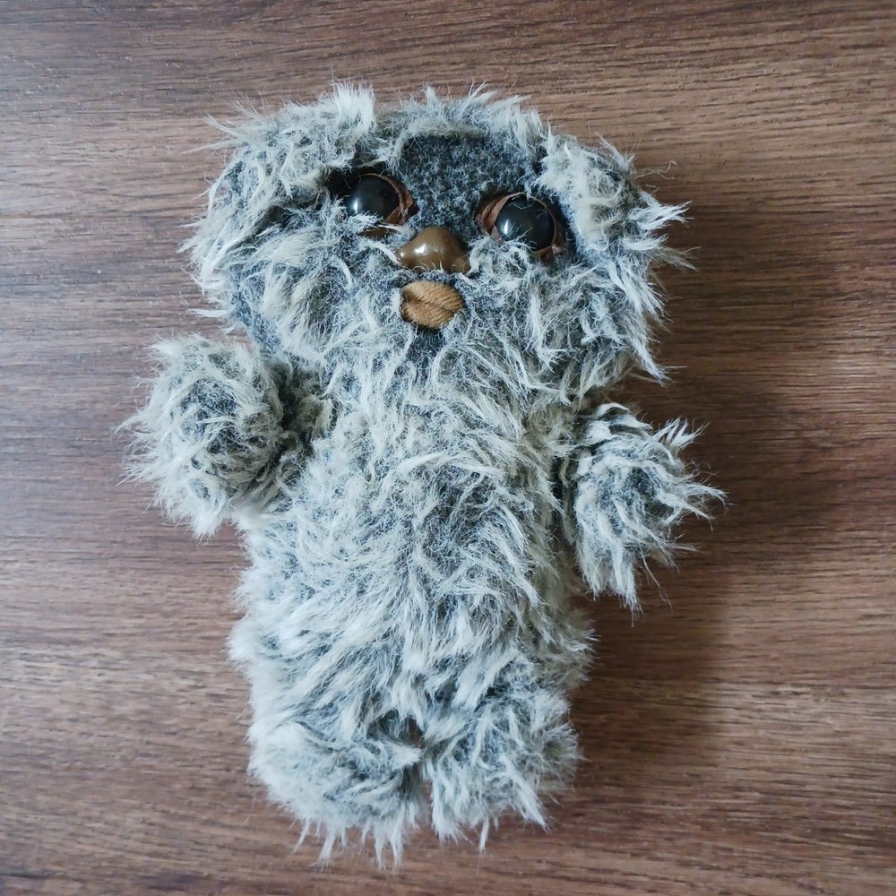 Vintage 1983 STAR WARS 8" WILEY THE EWOK Plush Stuffed Toy Kenner Return Of Jedi